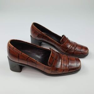 Sesto Meucci Italian Leather Womens Brown 5.5